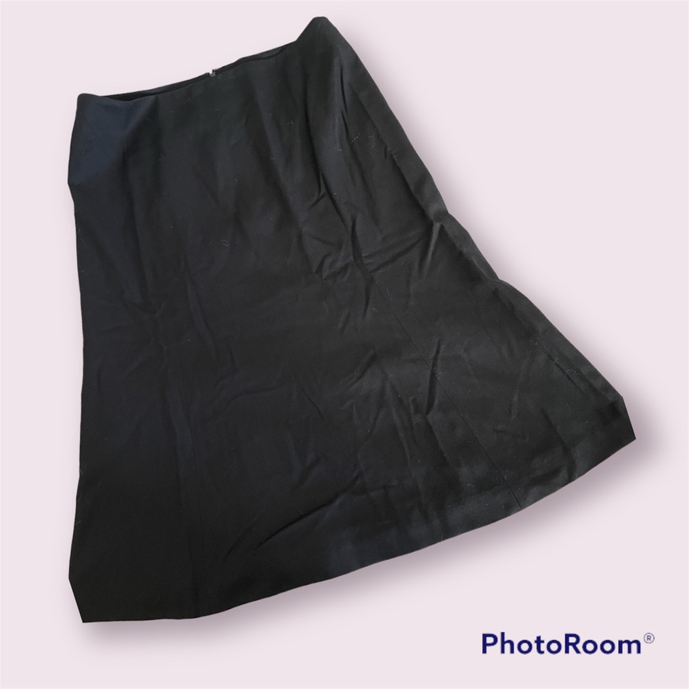 Talbots A-line Lined Wool Skirt